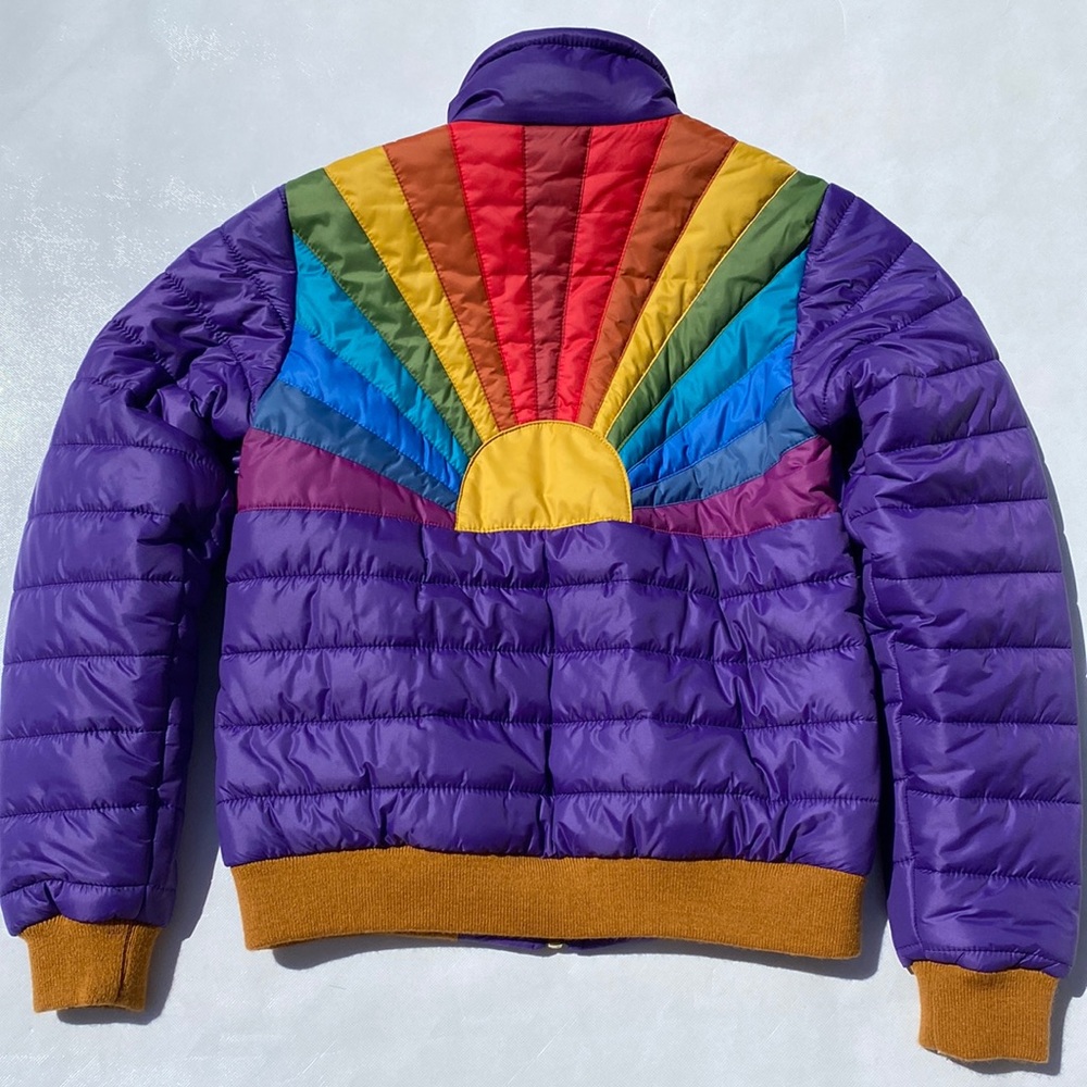 Aviator Nation NWT Sunburst Jacket purple XS